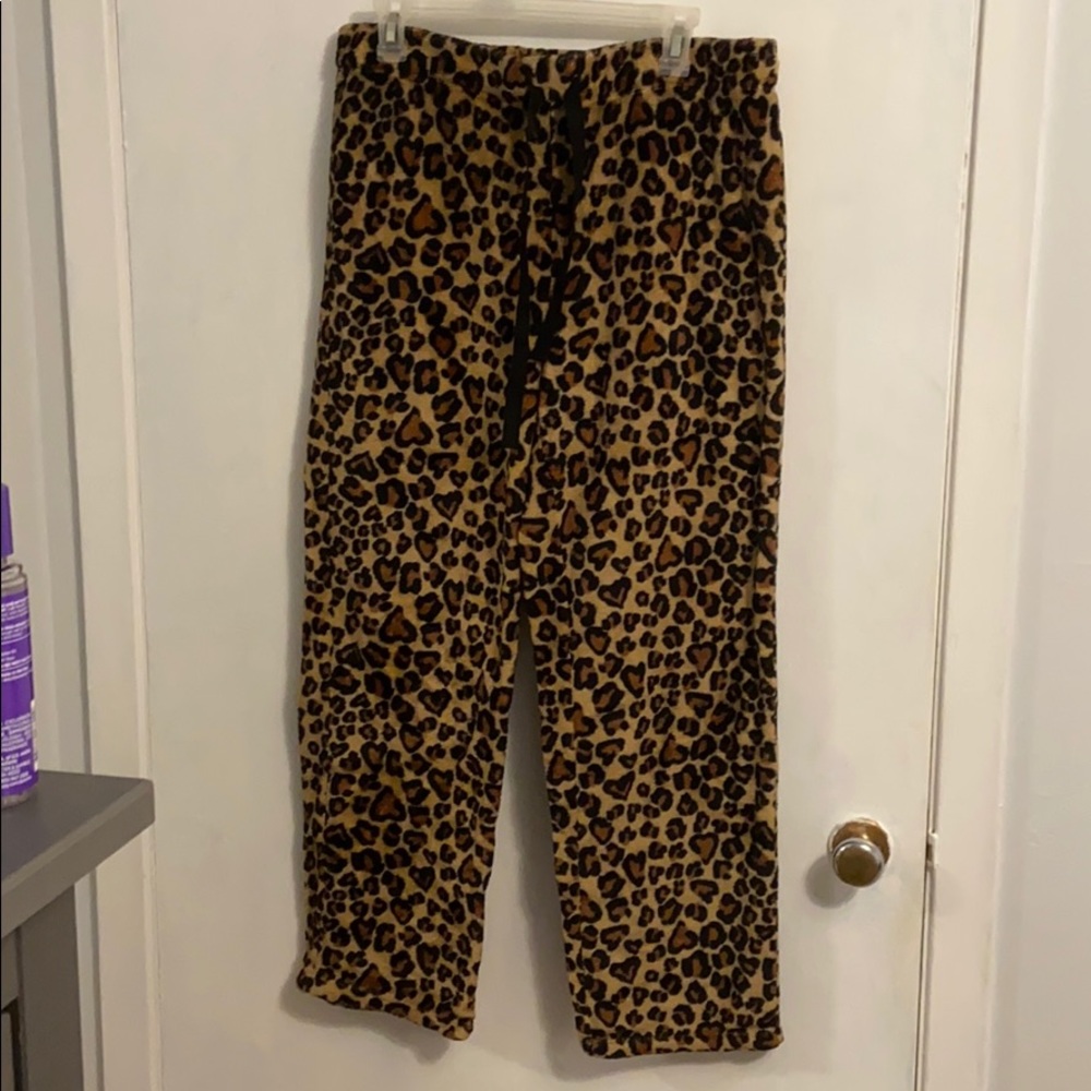 Fuzzy Cheetah Print Pajama Pants!
